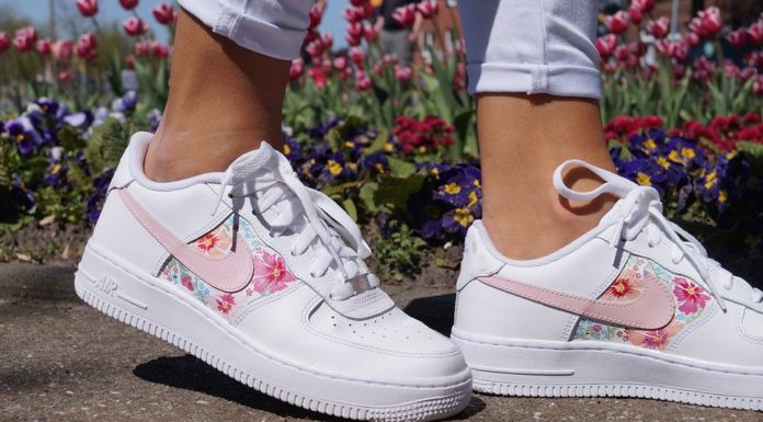 nike air force 1 high top : AF1 ‘Spring Flowers’ | THE CUSTOM MOVEMENT