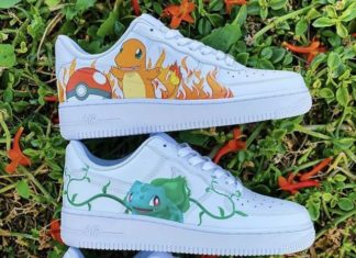 nike air force 1 kids : Nike AF1- Pokémon’s