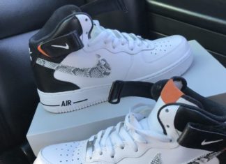 nike air force 1 mid : CUSTOM SNAKE SKIN AIR FORCE 1 MID