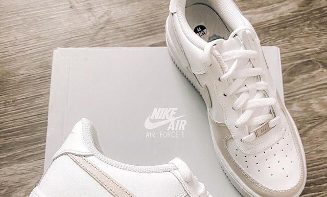 nike air force 1 off white : ‘Beige’ Custom Air Force 1