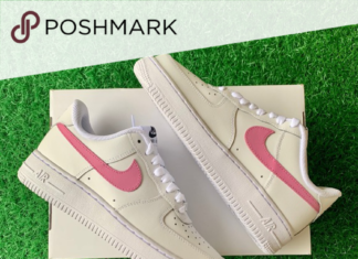 nike air force 1 react : Nike Air Force 1 Custom Pink AF1