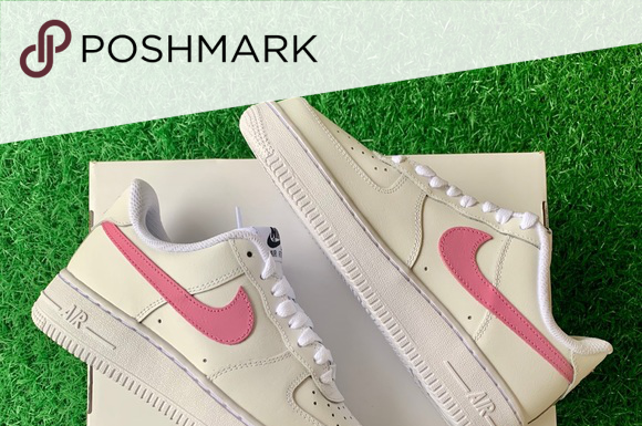 nike air force 1 react : Nike Air Force 1 Custom Pink AF1