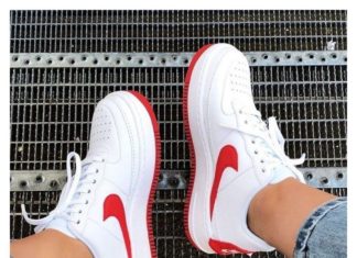 nike air force 1 red : white nike shoes air force outfits