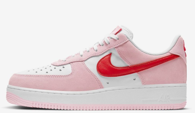 nike air force 1 white : Fashion Nike Air Force 1 Low “Valentine’s Day” On Sale DD3384-600
