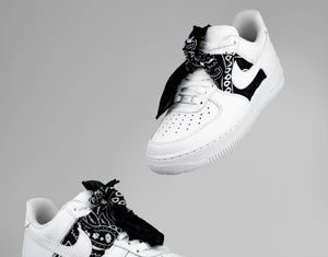 nike air force 1 womens white : Custom sneakers Nike Air Force 1 ‘Red dragon’