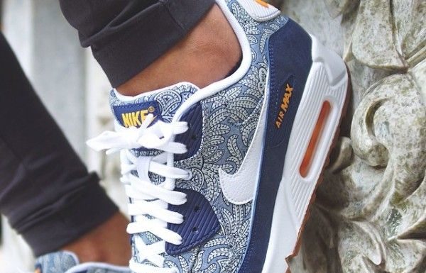 nike air max 90 mens : Où acheter la Nike Air Max 90 x Liberty “Dark Blue Crown” ?