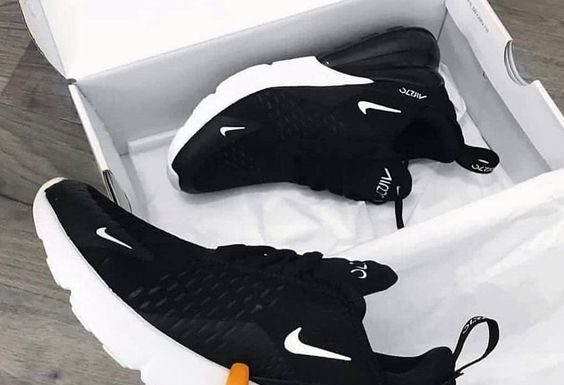 nike air max : WOMENS NIKE AIR MAX 270 BLACK AND WHITE