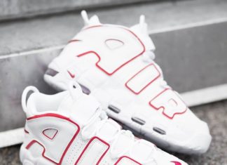 nike air more uptempo : @insidesneakers • Nike Air More Uptempo ´96 White / Varsity Red • 921948-102