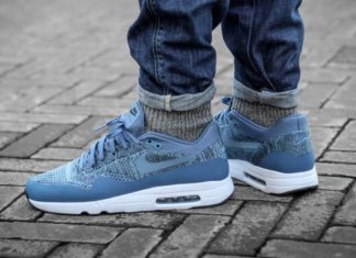 nike air vapormax flyknit : Nike Air Max 1 Ultra 2.0 Flyknit ‘Ocean Fog’ (homme)