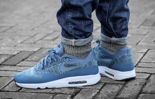 nike air vapormax flyknit : Nike Air Max 1 Ultra 2.0 Flyknit ‘Ocean Fog’ (homme)