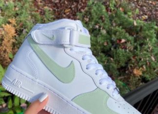 nike air vapormax shoes : Nike Shoes | Nwt Pastel Green Custom Nike | Color: Green/White | Size: Various