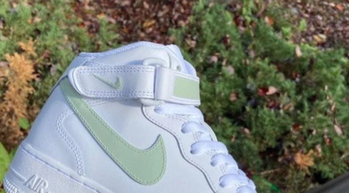 nike air vapormax shoes : Nike Shoes | Nwt Pastel Green Custom Nike | Color: Green/White | Size: Various