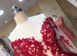 red dress discount code : Ball Gown Prom Dress,Red Prom Dress,Off Shoulder Prom Dress, Long Sleeve Prom dress,MA008