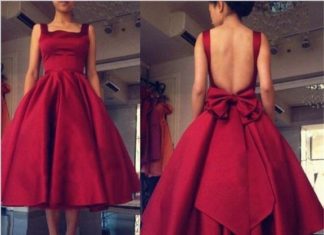 red dress discount code : Vintage Red Prom Dress Short Prom Dress Backless Red Prom Dress MA053