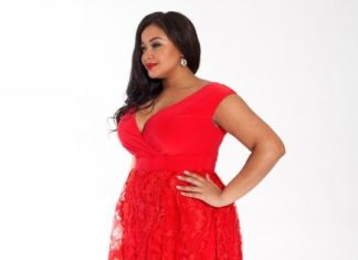 red dress promo code : Adelle Plus Size Dress in Black (Made To Order)
