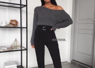 school dress code : www.outfitbook.fr on Instagram: “Fav combo ✔️ Ce pantalon est parfait ! ⚡️Vite -15% sur tout le site avec le code: FUN15 ⚡️ 🔎Pantalon ref 1575 | Pull ref 5530 |…”