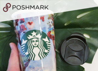 starbucks dress code : Starbucks Watercolor World Ceramic Travel Mug 2015