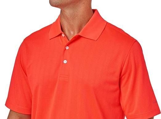 top golf dress code : Walter Hagen Men’s Essentials Textured Golf Polo