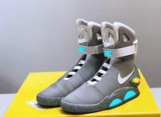 nike air mags : 2011 Nike Air Mag (back time the future) size 9