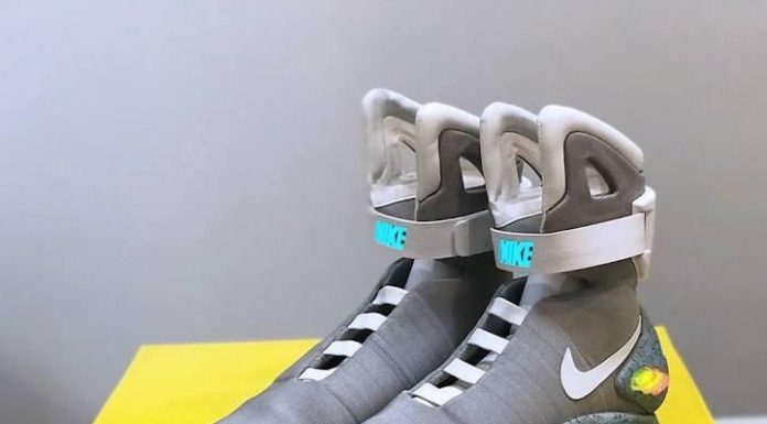 nike air mags : 2011 Nike Air Mag (back time the future) size 9