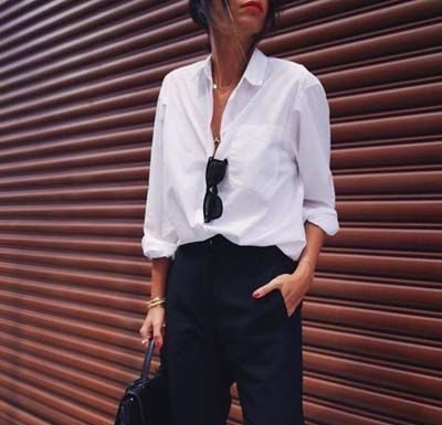 casual dress code for women : Pantalon masculin | Stylée.fr