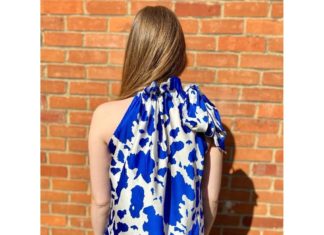 dress code : The Hannah Halterneck – Blue