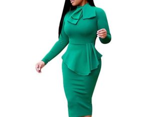dress code types : Women’s Streetwear Retro Solid Colored Daily Work Two Piece Set Crew Neck Skirt Bow Tops / Spring / Fall