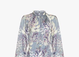 formal dress code : Adrianna Papell Watercolour Floral Knee Length Dress, Dusty Blue/Multi