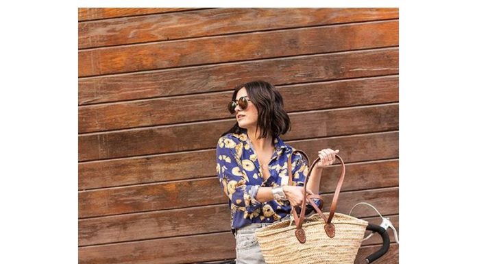 french laundry dress code : Natural Basket Flat Leather Handle Double | French Baskets