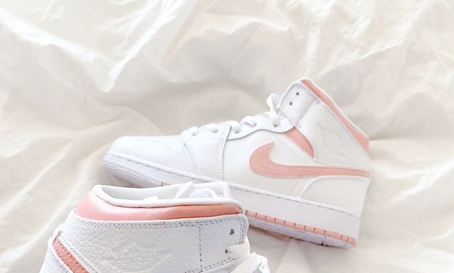 nike air force 1 mid : Custom air force 1 mid baby blue