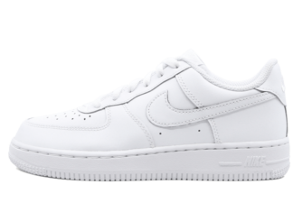 nike air force 1 white : Nike Force 1 (PS) ‘White on White’ Shoes – Size 13.5C