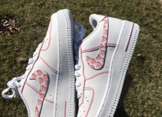 nike air force custom : adorable custom air force 1 😍 “candy hearts”💓💓💓 all… – Depop