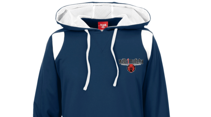 nike air force women : wills1mulisha Team 365 Colorblock Men’s Poly Embroidered Hoodie – Dark Navy/White / 2XL