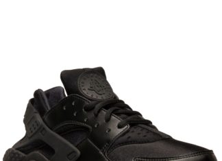 nike air huarache : Nike Women’s Air Huarache Run Running Sneakers from Finish Line – Black