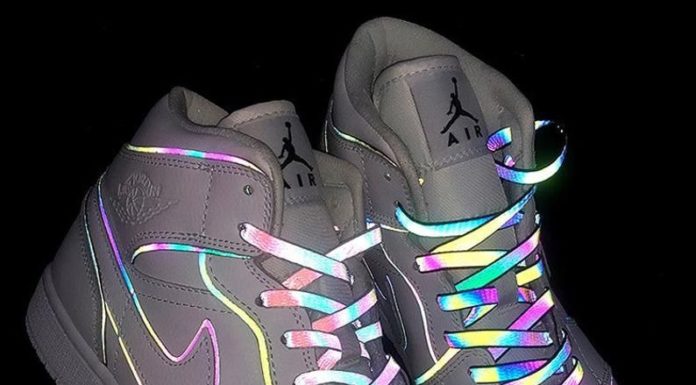 nike air max dia : Iridescent 3M Reflective Flat Laces For Air Jordan Air Max Force 1 Rainbow Fearless 1 Rainbow