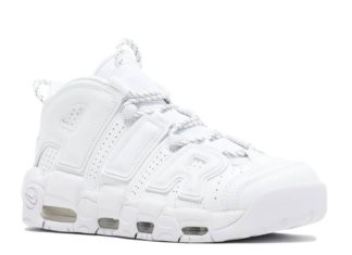nike air uptempo : Air More Uptempo ‘Triple White’