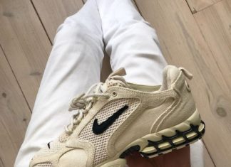 nike air zoom : Nike Air Zoom Spiridon Cage 2 Stussy Fossil – CQ5486-200