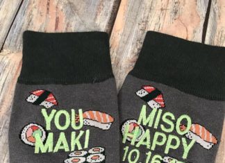 nobu dress code : Sushi Socks – Groom Socks – Anniversary Gift – Gift for Husband – Mens Dress Socks – Mens Christmas Gift – Gift from Bride – Sushi Gift