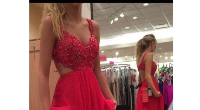 red dress discount code : Backless Red Prom Dress For Juniors Freshmen Homecoming Dress MA157