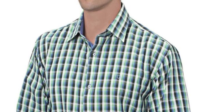 semi formal dress code : Regular Fit Shirt – Green – Green / XL