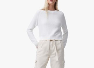 smart casual dress code : French Connection Lilly Mozart Crew Neck Jumper