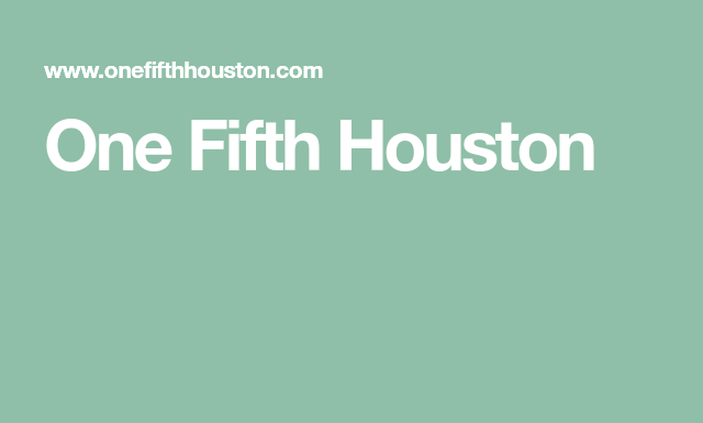 steak 48 dress code : One Fifth Houston