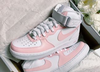 womens nike air max 270 : Nike Shoes | Nike Custom Air Force 1 Mid Nwt | Color: Pink/White | Size: Various